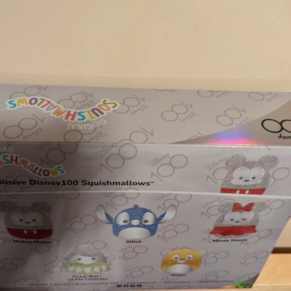 Exclusive Disney 100 box set of 5 Squishmellows Brand New - Picture 10 of 12